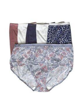 Hanes Women's Tagless Set of 6 Cotton Briefs 9/2XL